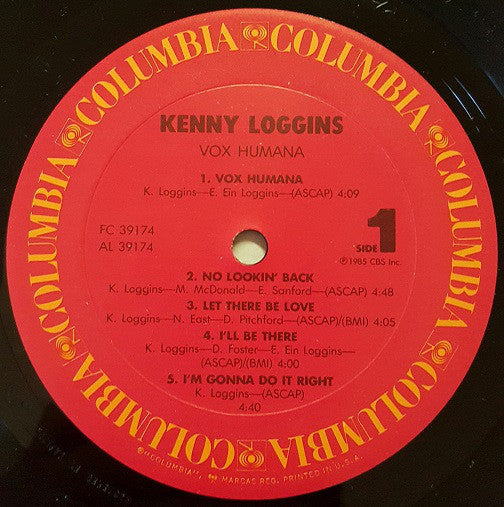 Kenny Loggins - Vox Humana - LP