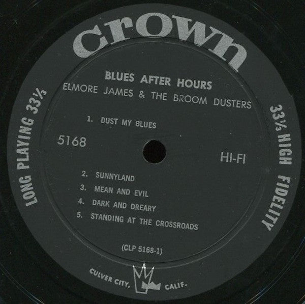 Elmore James And The Broom Dusters* - Blues After Hours - LP