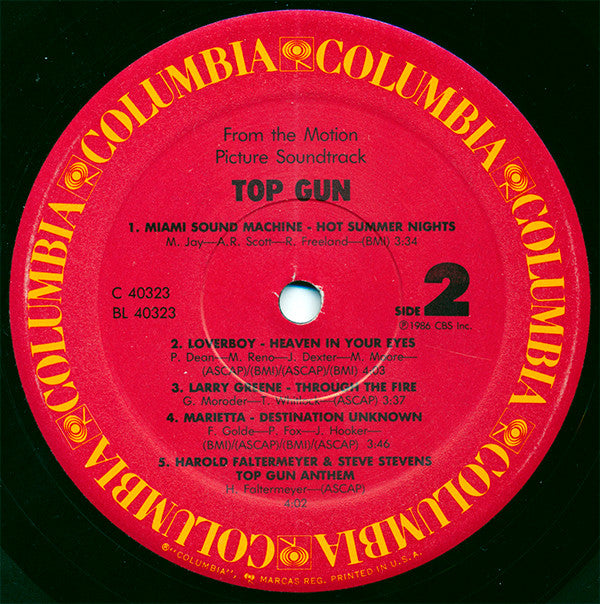 Various - Top Gun (Original Motion Picture Soundtrack) - LP