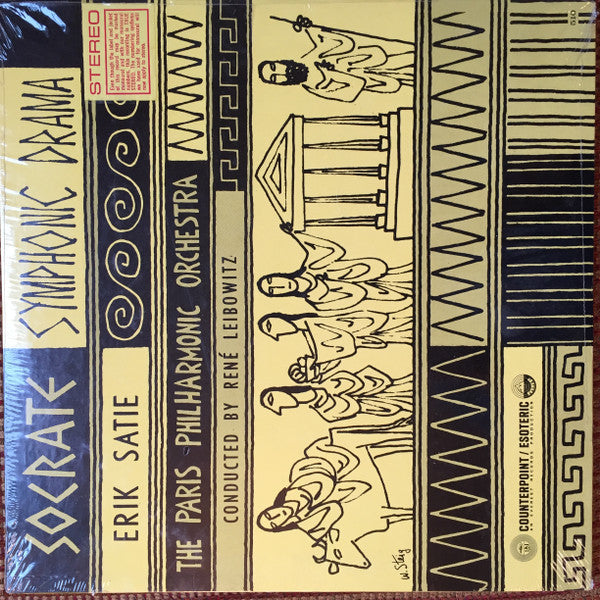 Erik Satie, The Paris Philharmonic Orchestra* Conducted By René Leibowitz - Socrate (Symphonic Drama) - LP