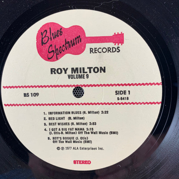 Roy Milton - Great Rhythm & Blues Oldies Volume 9 - Roy Milton - LP