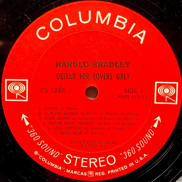 Harold Bradley - Guitar For Lovers Only - LP