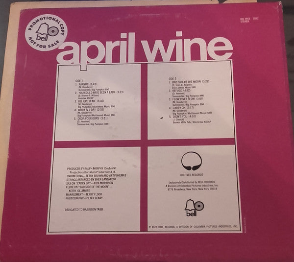 April Wine - April Wine - LP