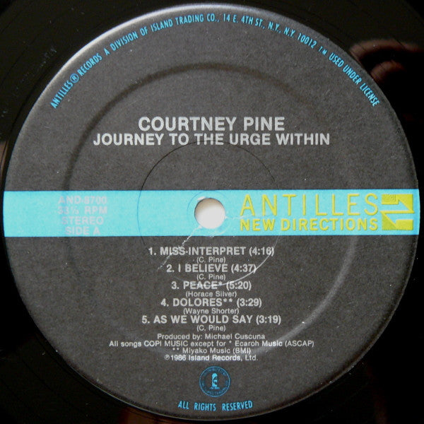 Courtney Pine - Journey To The Urge Within - LP