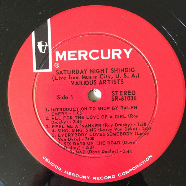 Various - Saturday Night Shindig - LP