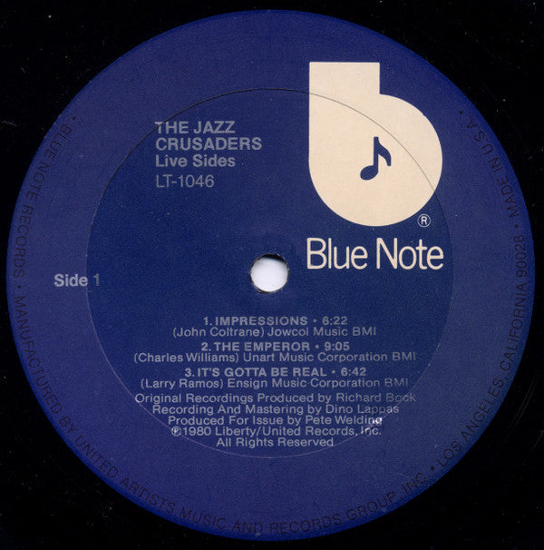 The Jazz Crusaders* - Live Sides - LP