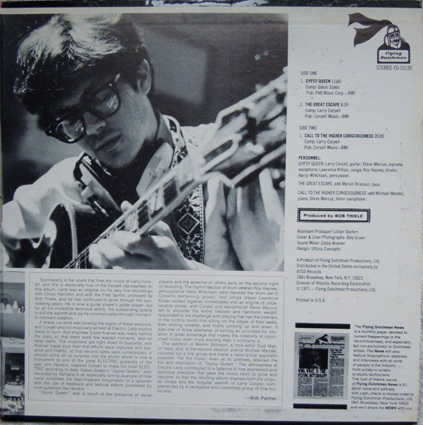 Larry Coryell - Barefoot Boy - LP