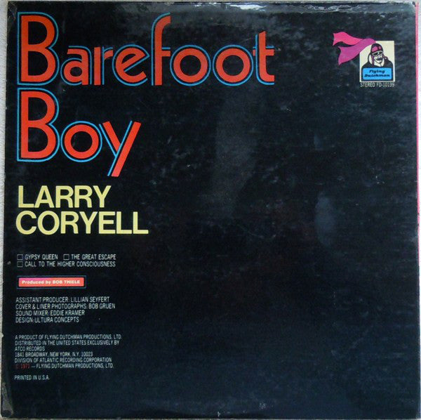 Larry Coryell - Barefoot Boy - LP