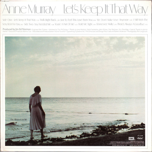 Anne Murray - Let's Keep It That Way - LP