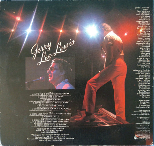 Jerry Lee Lewis - Country Class - LP