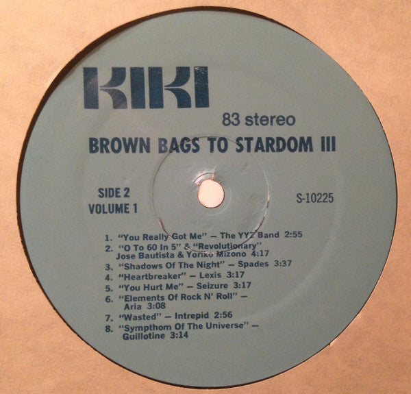 Various - Brownbags To Stardom III - Vol. 1