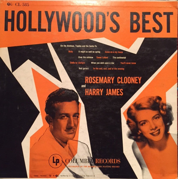 Rosemary Clooney & Harry James (2) with Harry James And His Orchestra - Hollywood's Best - LP