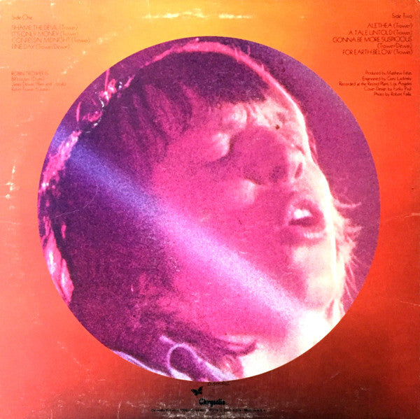 Robin Trower - For Earth Below - LP