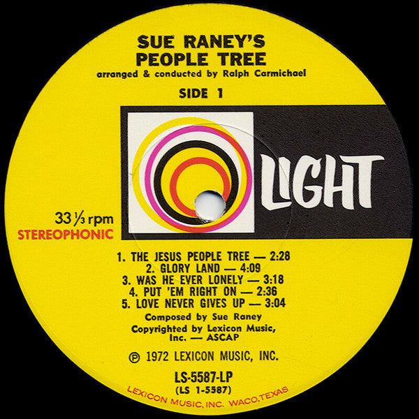 Sue Raney - Sue Raney's People Tree - LP
