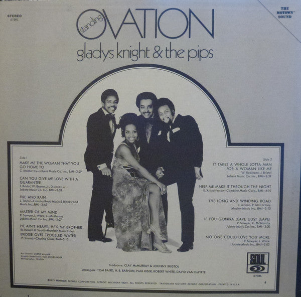 Gladys Knight & The Pips* - Standing Ovation - LP