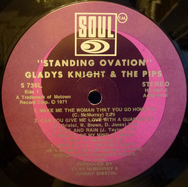 Gladys Knight & The Pips* - Standing Ovation - LP
