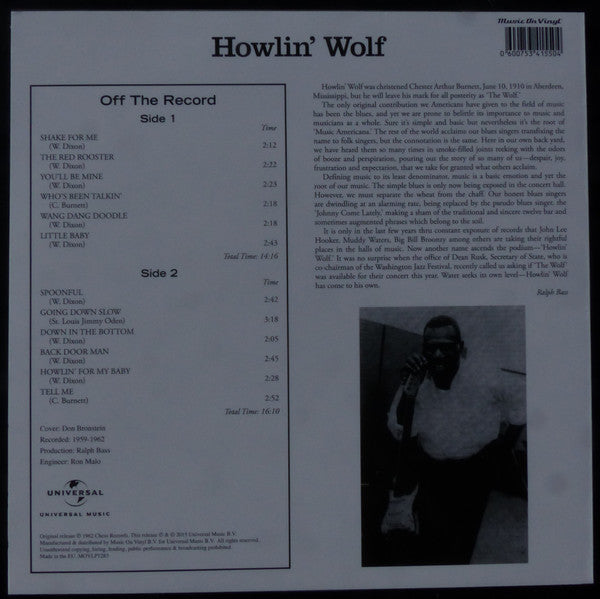 Howlin' Wolf - Howlin' Wolf - LP