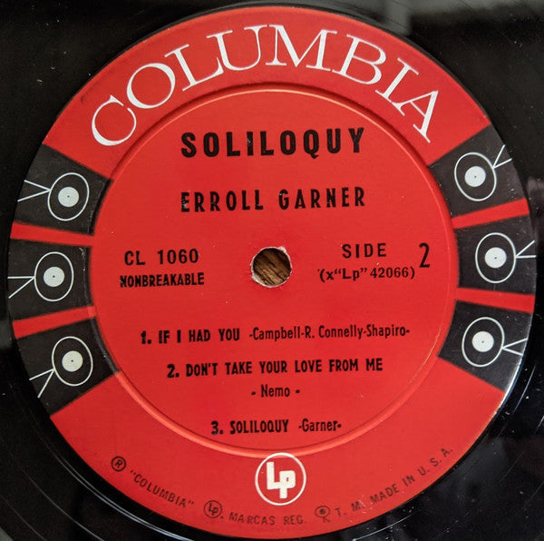 Erroll Garner - Soliloquy - LP