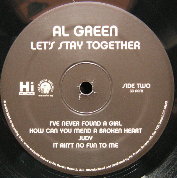 Al Green - Let's Stay Together - LP