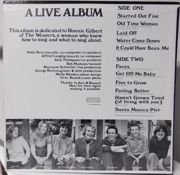 Holly Near - A Live Album - LP
