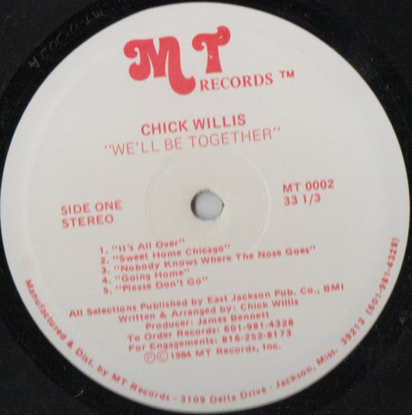 Chick Willis - We'll Be Together - LP