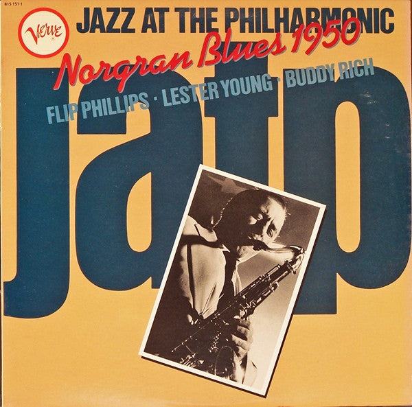 Flip Phillips - Lester Young - Buddy Rich - Jazz At The Philharmonic - Norgran Blues 1950 - LP