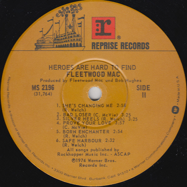 Fleetwood Mac - Heroes Are Hard To Find - LP