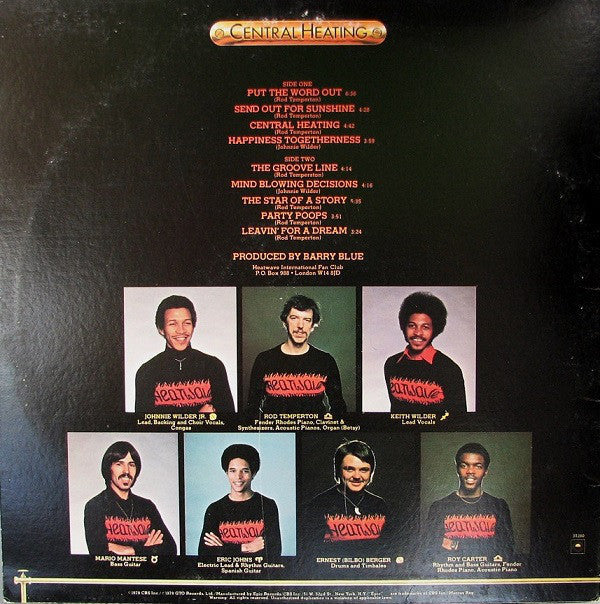 Heatwave - Central Heating - LP