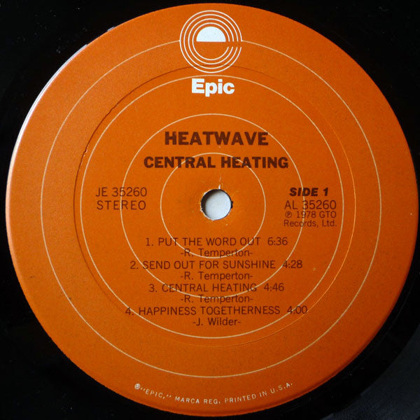 Heatwave - Central Heating - LP