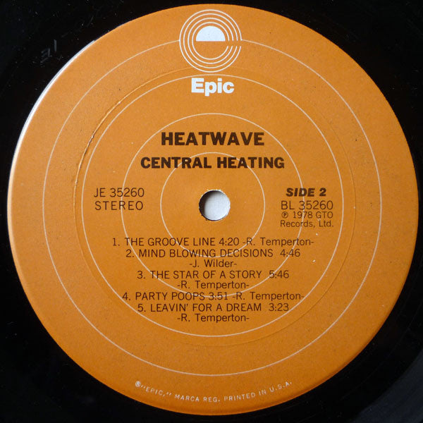 Heatwave - Central Heating - LP