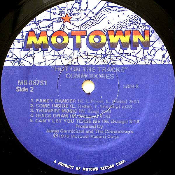 Commodores - Hot On The Tracks - LP