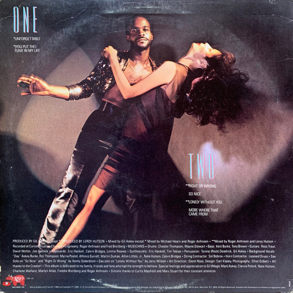 Leroy Hutson - Unforgettable - LP