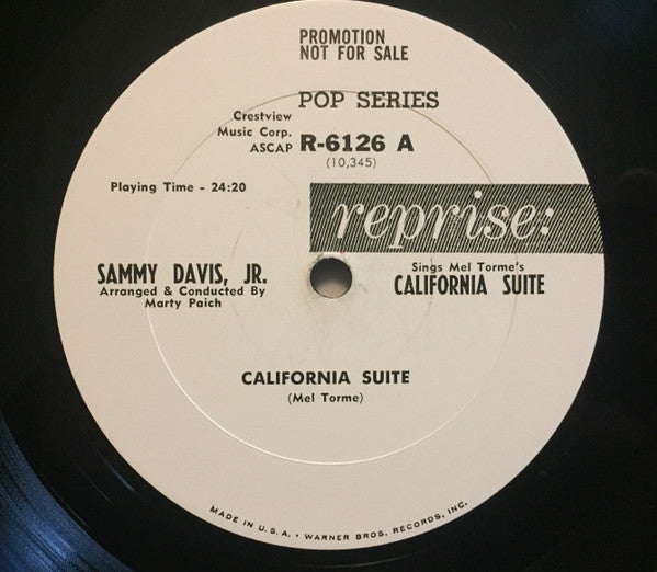 Sammy Davis Jr. - Sings Mel Torme's California Suite - LP