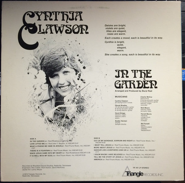 Cynthia Clawson - In The Garden - LP