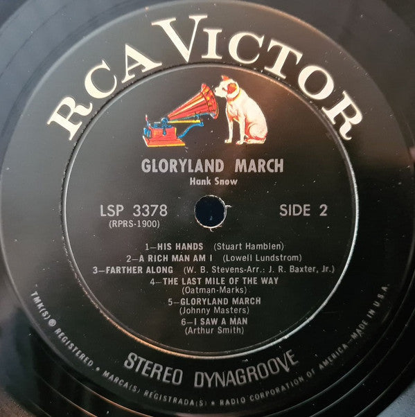 Hank Snow - Gloryland March - LP