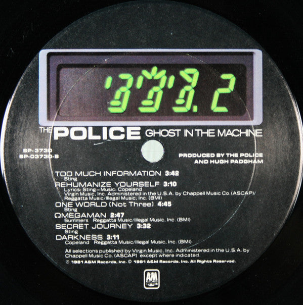 The Police - Ghost In The Machine - LP