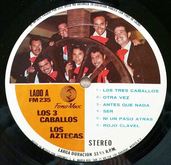 Los Aztecas - Los 3 Caballos - LP