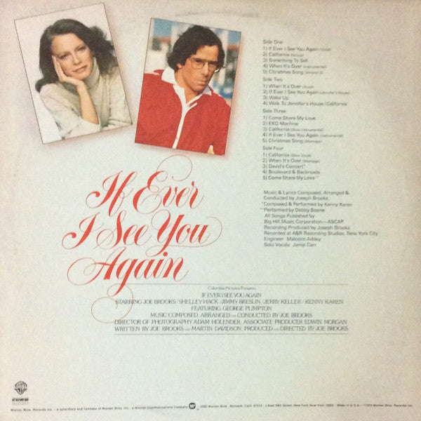 Joseph Brooks - If Ever I See You Again (Original Motion Picture Soundtrack) - LP