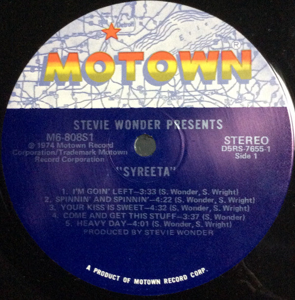 Stevie Wonder Presents Syreeta - Syreeta - LP