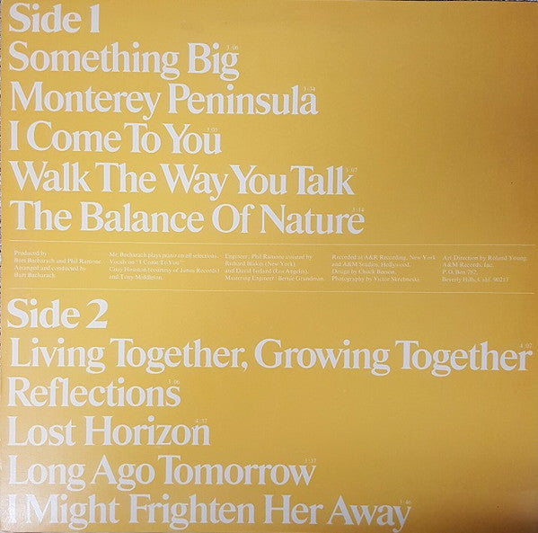 Burt Bacharach - Living Together - LP