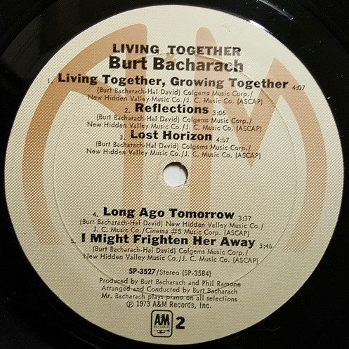 Burt Bacharach - Living Together - LP