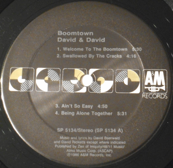 David + David - Boomtown - LP