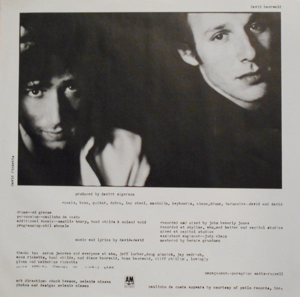 David + David - Boomtown - LP