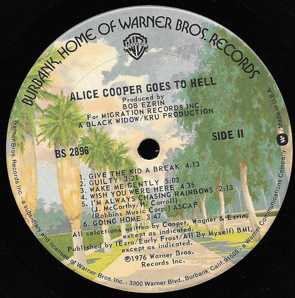 Alice Cooper (2) - Goes To Hell - LP