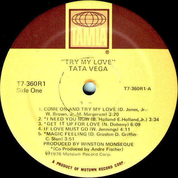 Tata Vega - Try My Love - LP