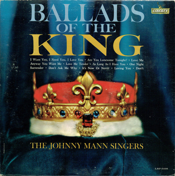 The Johnny Mann Singers - Ballads Of The King - LP
