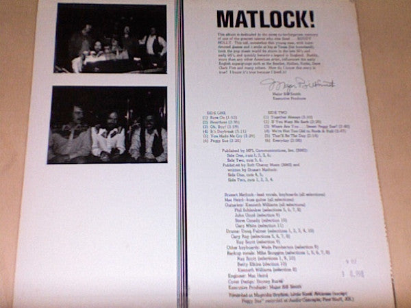 Matlock (5) - A Salute To Buddy From Matlock - LP