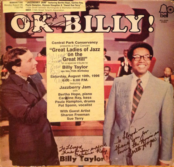 Billy Taylor - David Frost Presents OK Billy - LP