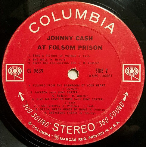 Johnny Cash - At Folsom Prison - LP