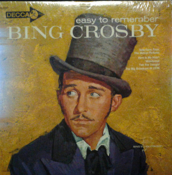 Bing Crosby - Easy To Remember - LP